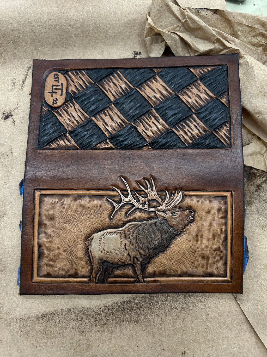 Custom Leather Roper Wallets