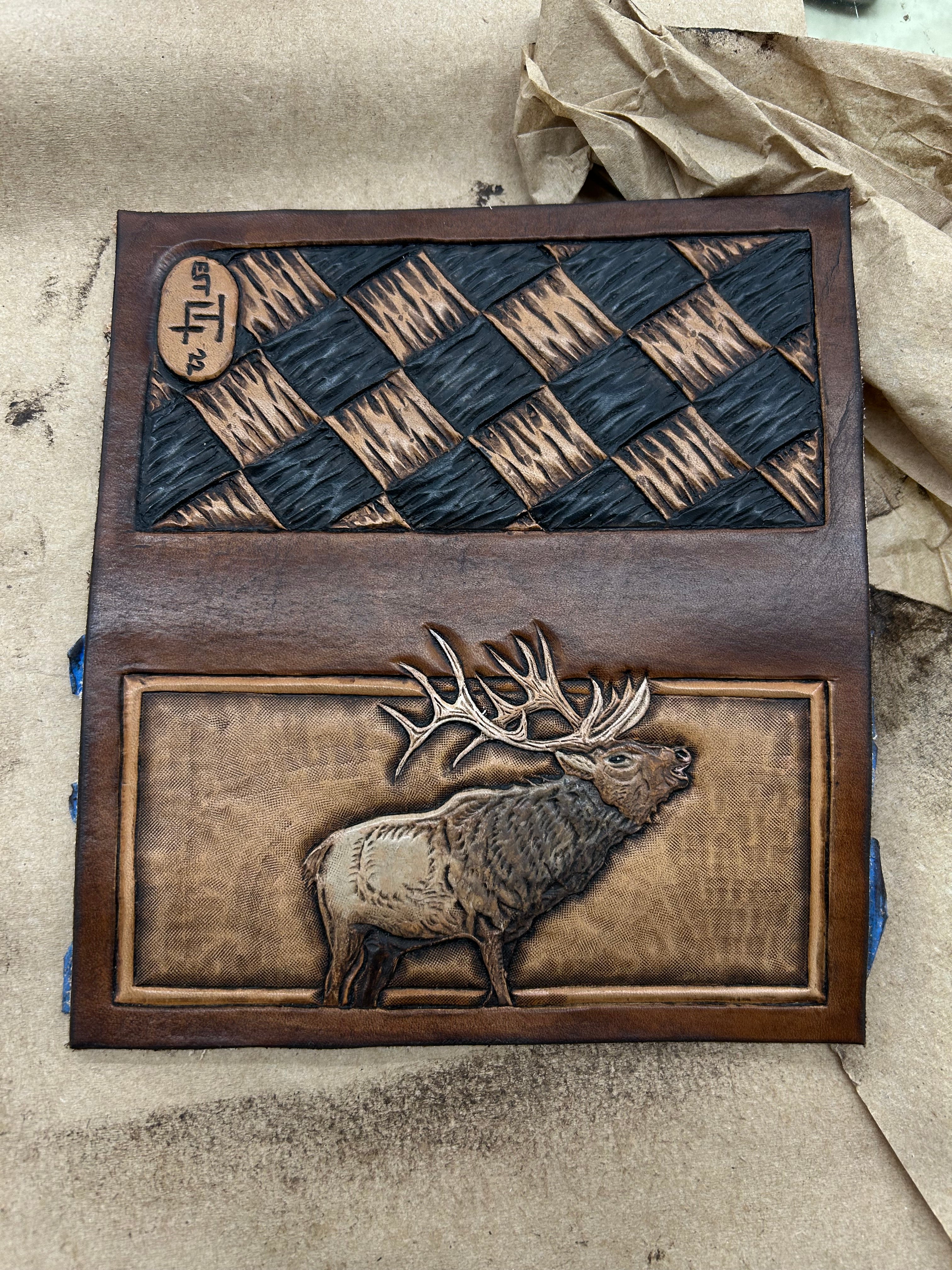 Custom Leather Roper Wallets