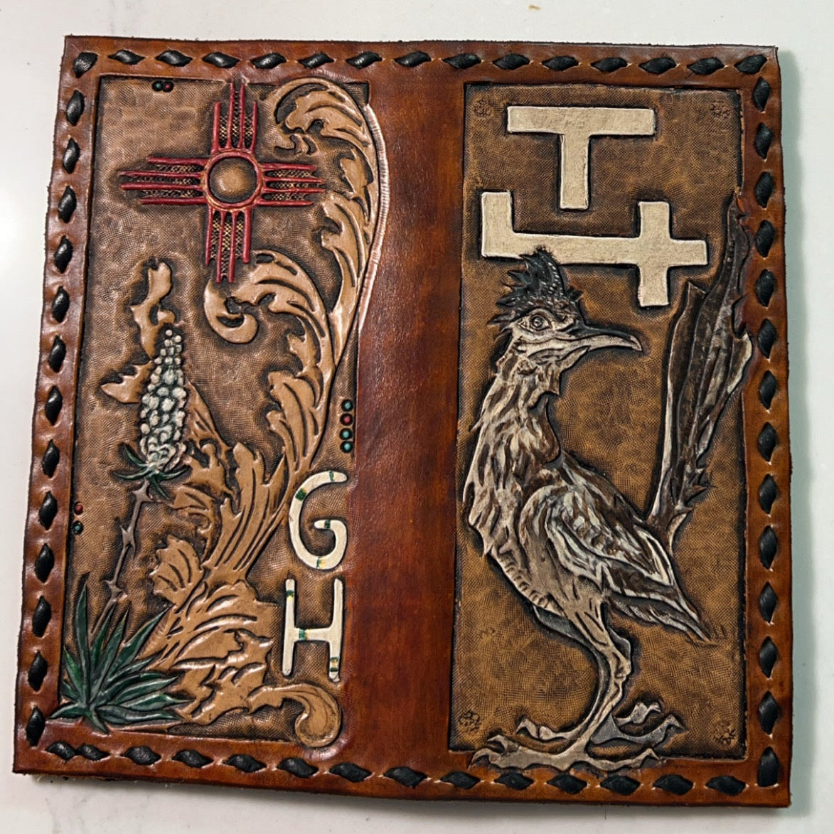 Custom Leather Roper Wallets
