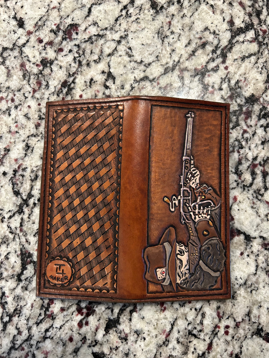 Cowboy Skeleton Roper Wallets