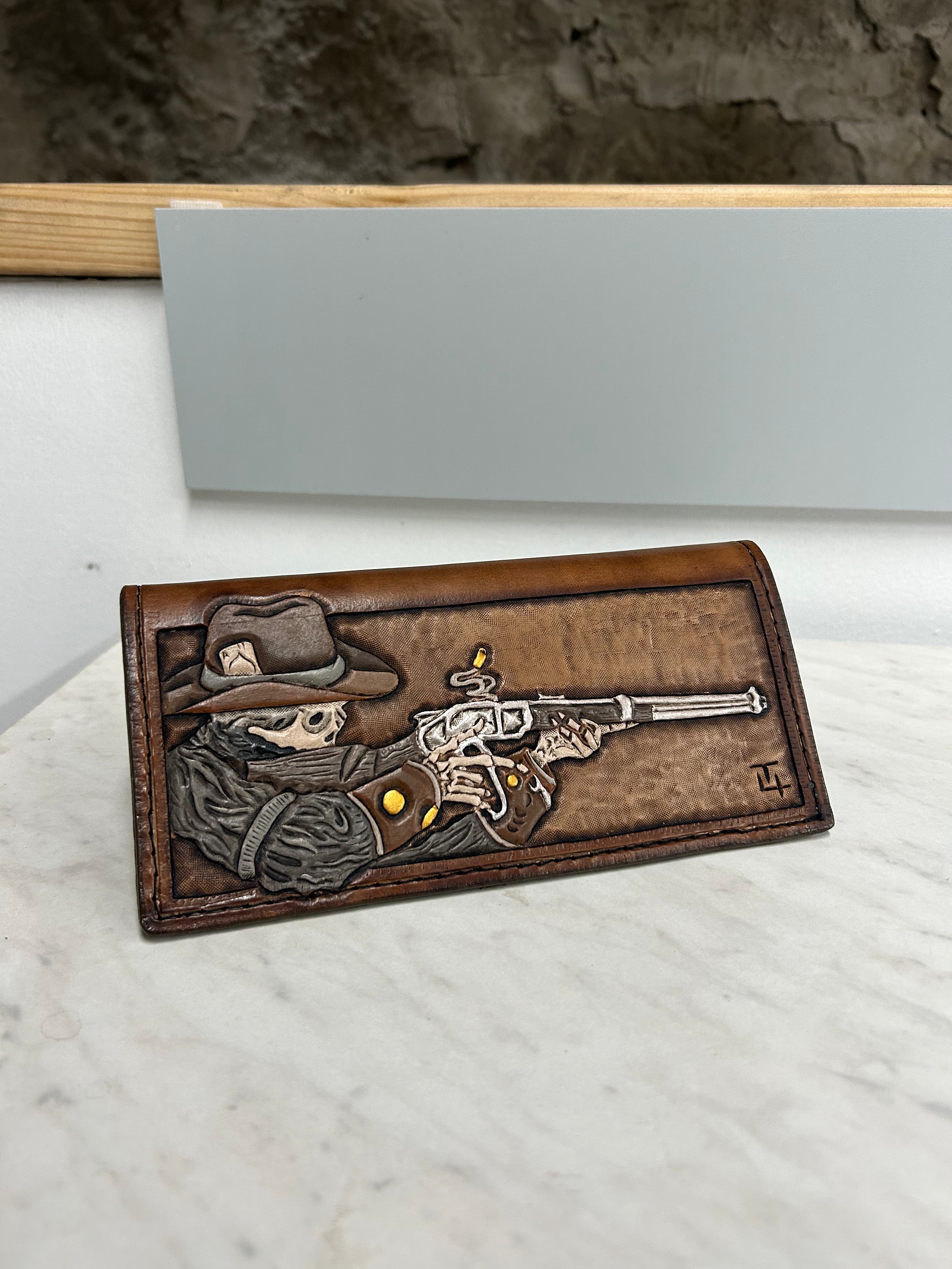 Cowboy Skeleton Roper Wallets