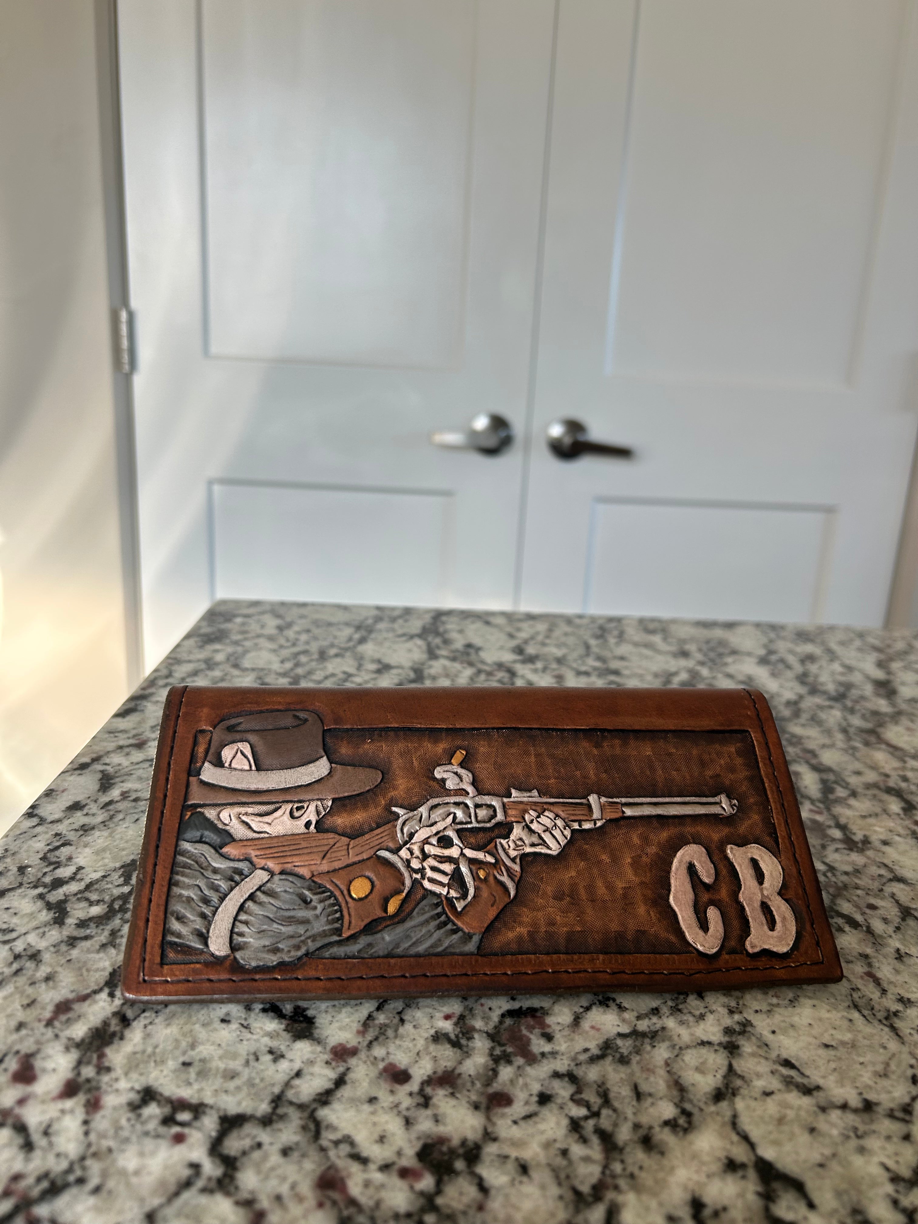 Roper Rodeo Wallet Cowboy Skeleton Roper Wallets – T4 Leather & Saddlery