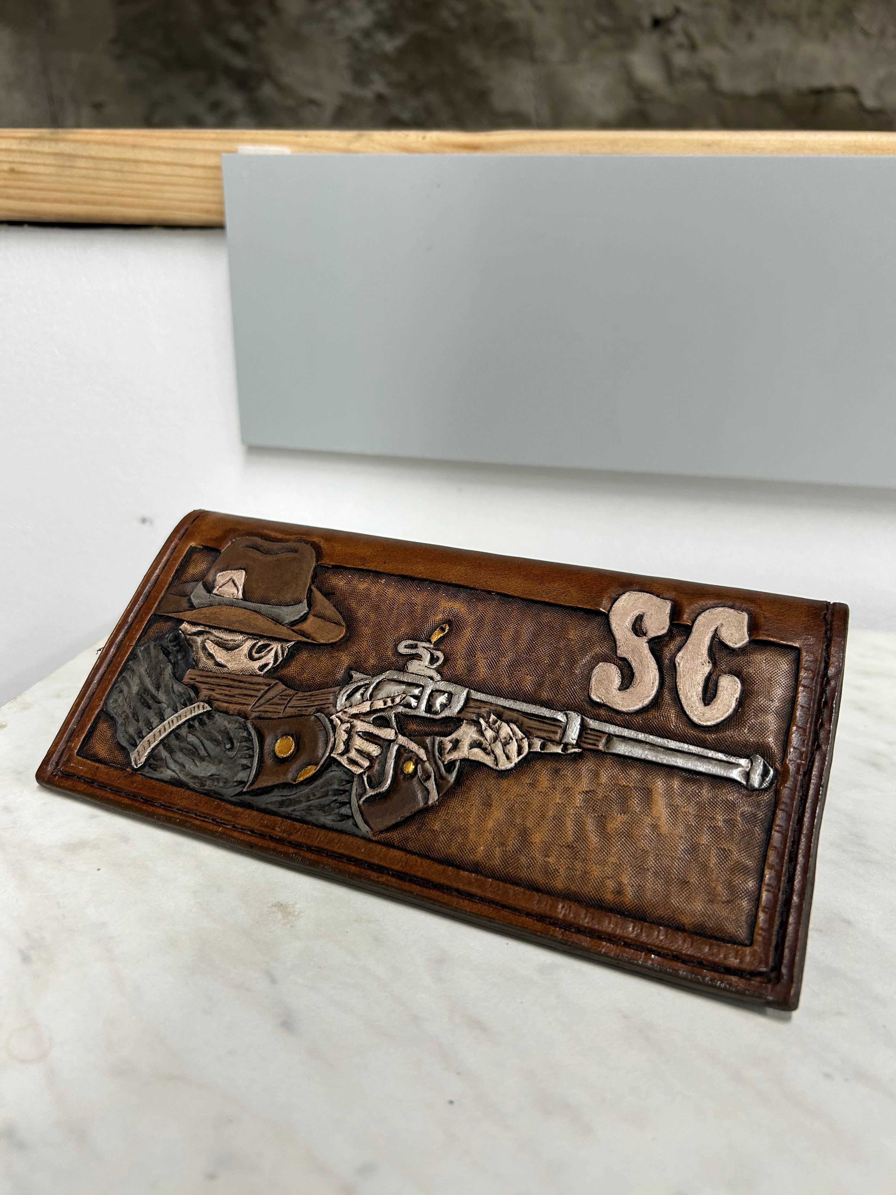Cowboy Skeleton Roper Wallets